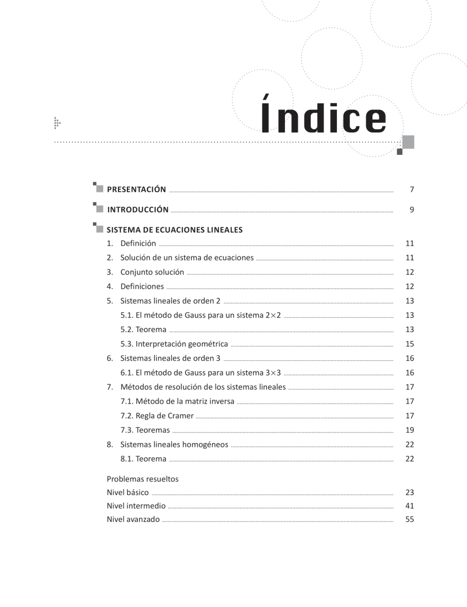Sistema de ecuaciones lineales y no lineales2
