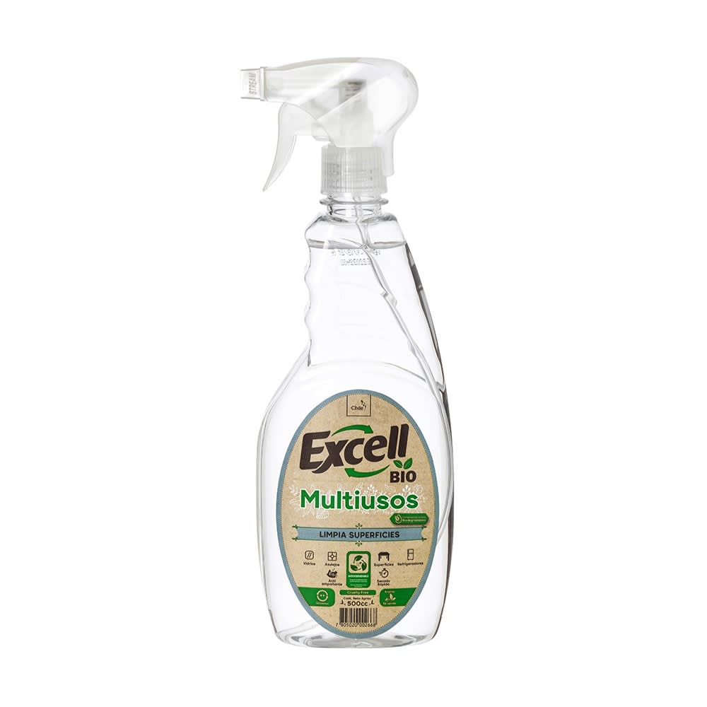 Excell Bio EXCELL LIMPIA VIDRIOS BIO 500 CC | Comercial Everest SPA