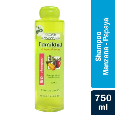 FAMILAND SHAMPOO  MANZANA -PAPAYA 750 ML
