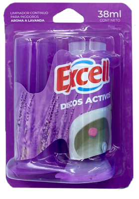 EXCELL DISCO ACTIVADO LAVANDA 38 ML