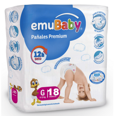 EMU BABY  PAÑAL 18 UN T/G