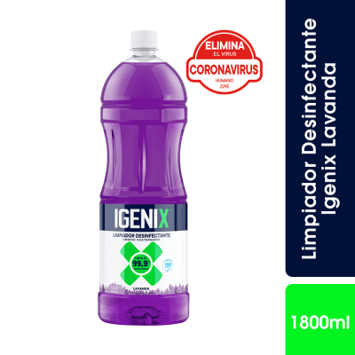 IGENIX LIMPIAPISO DESINFECTANTE 1800 ML LAVANDA
