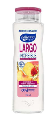 BALLERINA ACONDICIONADOR DURAZNO Y ACEITE DE JOJOBA 750 ML