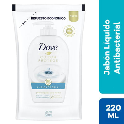 DOVE JABÓN LIQUIDO ANTIBACTERIAL 200 ML DOYPACK