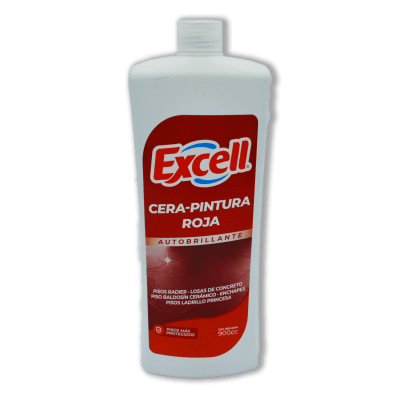 EXCELL CERA PINTURA ROJA 900 CC