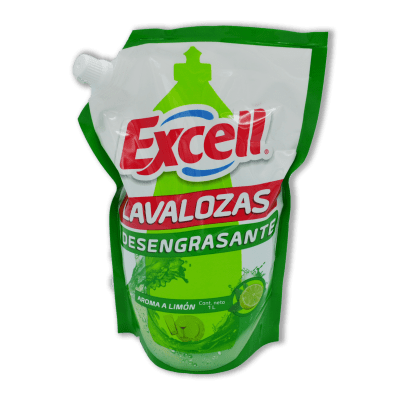 EXCELL LAVALOZA DESENGRASANTE LIMON DOYPACK 1.000 CC