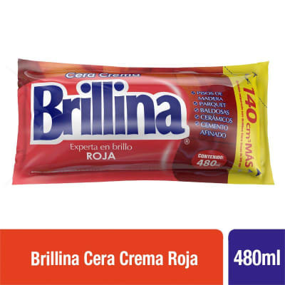 BRILLINA CERA DOYPACK ROJA 480 ML