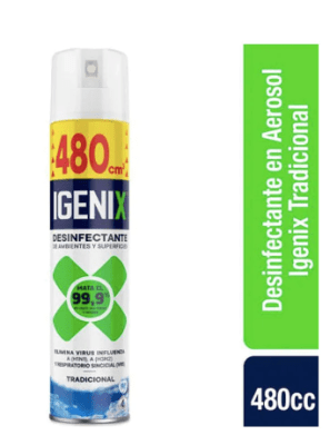 IGENIX DESINFECTANTE SPRAY 480 CC TRADICIONAL