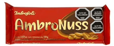 AMBRONUSS CHOCOLATE 100 GRS