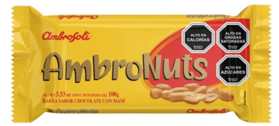 AMBRONUTS CHOCOLATE 100 GRS