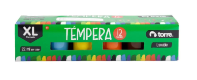 TORRE TEMPERA 12 COLORES