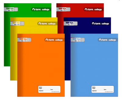 TORRE CUADERNO COLLEGE MATEMÁTICA 100 HJS