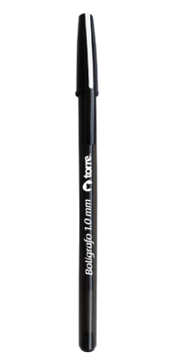TORRE BOLIGRAFO NEGRO 1.0 MM