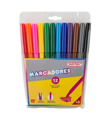 ARTEL MARCADORES 12 COLORES