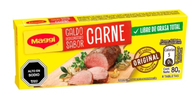MAGGI CALDO SABOR CARNE 8 TABLETAS