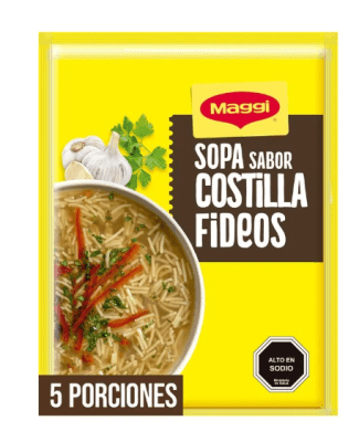 MAGGI SOPA SABOR COSTILLA 60 GR