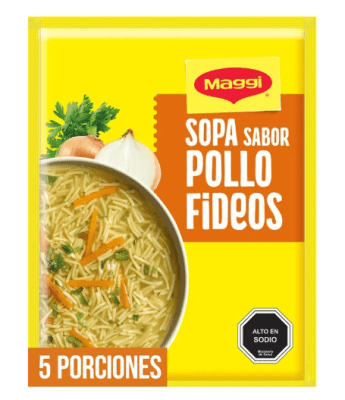 MAGGI SOPA POLLO FIDEOS 70 GR