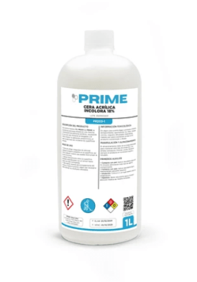 PRIME CERA ACRÍLICA INCOLORA 18% - ENV 1L