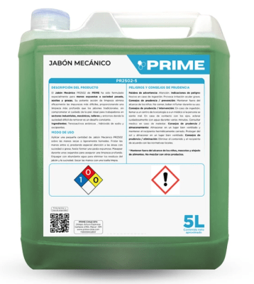 PRIME JABÓN MECÁNICO - ENV 5L