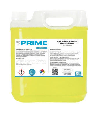 PRIME MANTENEDOR PISOS DUROS CITRUS - ENV 5L
