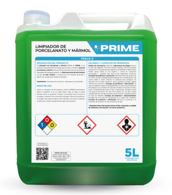 PRIME LIMPIADOR DE PORCELANATO Y MÁRMOL - ENV 5L