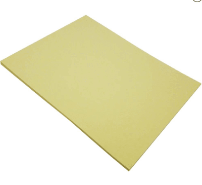 ATLANTIK PAPEL DE COLOR PARA IMPRESION 50 HOJAS AMARILLO