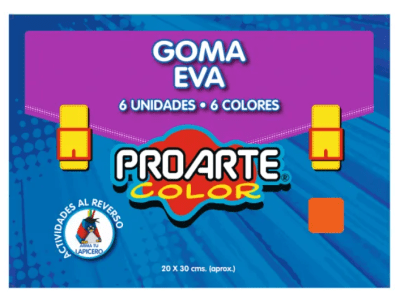 PROARTE CARPETA GOMA EVA 6 UN