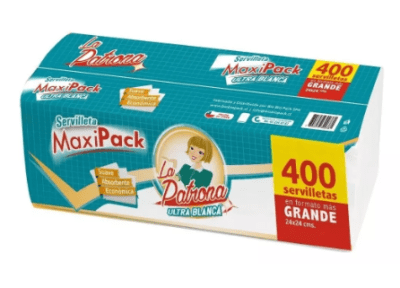 LA PATRONA SERVILLETA 24 X 24 CM 400 UN