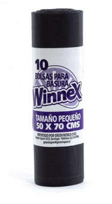 WINNEX BOLSA DE BASURA 50 X 70 CM 10 UN