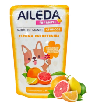 AILEDA RECARGA JABÓN INFANTIL AILEDA AROMA CITRICO 250 ML