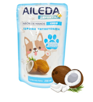 AILEDA RECARGA JABÓN INFANTIL AILEDA AROMA COCO 250 ML