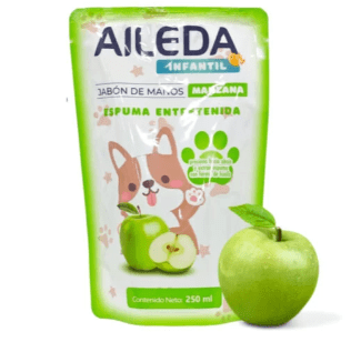 AILEDA RECARGA JABÓN INFANTIL AILEDA AROMA MANZANA 250 ML