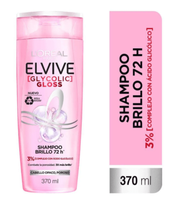 ELVIVE SHAMPU GLYCOLIC GLOSS 370 ML