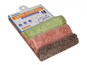 AILEDA PAÑO MULTIUSO 30 X 30 3 UNIDADES