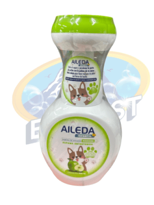 AILEDA JABÓN INFANTIL ESPUMA ENTRETENIDA MANZANA 300 ML