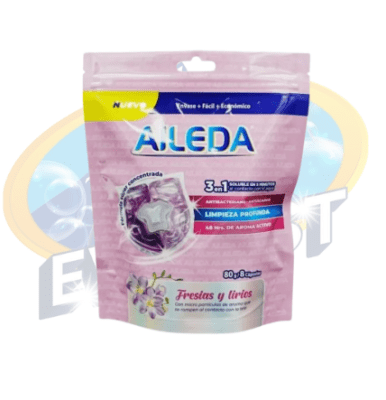 AILEDA DETERGENTE EN CAPSULAS AROMA FRESIAS Y LIRIOS X8 CAPS.