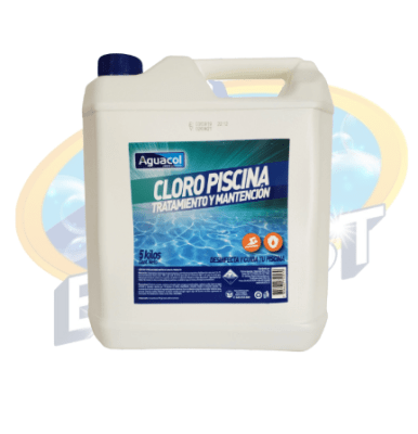 AGUACOL CLORO PISCINA 5 LTS