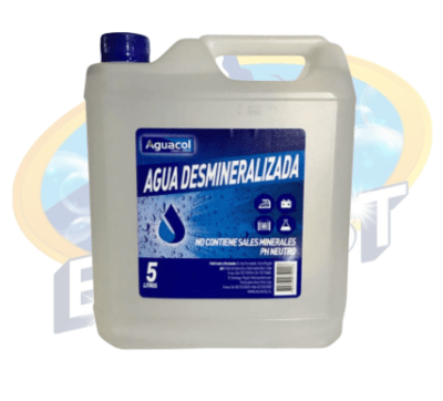 AGUACOL AGUA DESMINERALIZADA 5 LTS