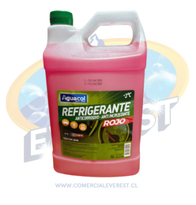 AGUACOL REFREGERANTE ANTICORROSIVO - ANTIINCRUSTANTE ROJO -3° C GALÓN 3,875 LTS