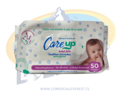 CAREUP TOALLAS HÚMEDAS 50 UNIDADES