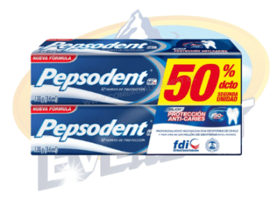 PEPSODENT PASTA DENTAL PROTECCIÓN ANTICARIES 130 GRS X 2 UNIDADES