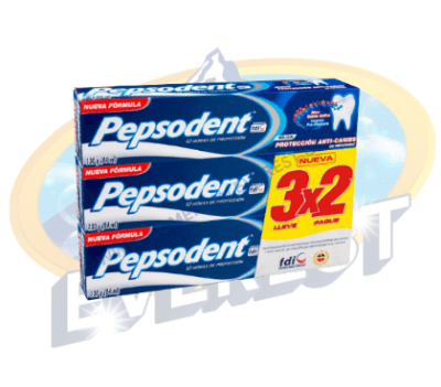 PEPSODENT PASTA DENTAL PROTECCIÓN ANTICARIES 130 GRS X 3 UNIDADES