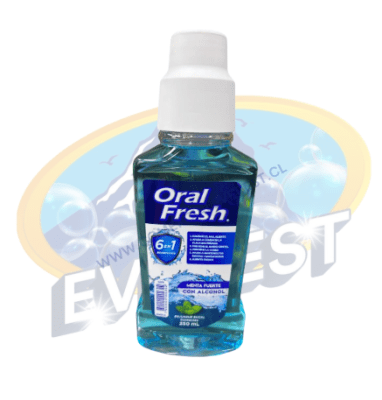 ORAL FRESH ENJUAGUE BUCAL MENTA FUERTE 250 ML