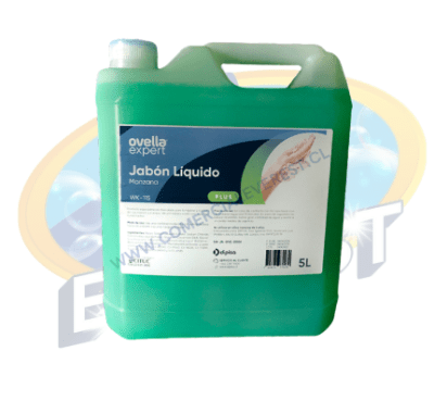 OVELLA JABÓN LÍQUIDO PLUS AROMA MANZANA 5 LTS