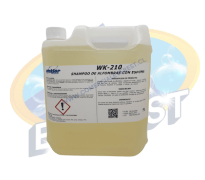 WINKLER SHAMPOO ALFOMBRAS CON ESPUMA WK-210 5 LTS