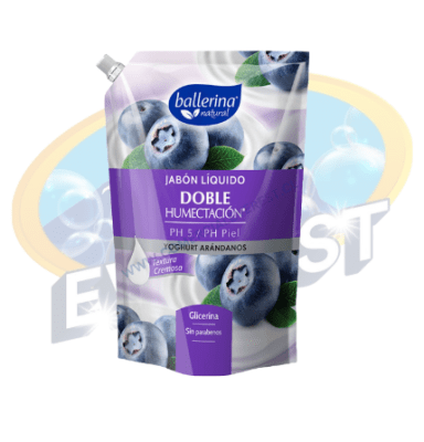BALLERINA JABON YOGHURT ARANDANOS DOYPACK 750 ML