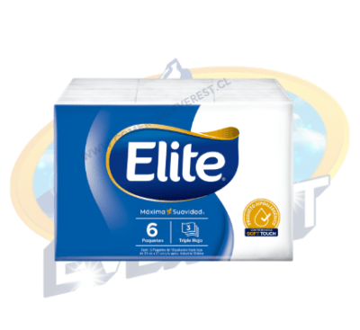 ELITE PAÑUELOS DESECHABLES 10 UN PACK 6