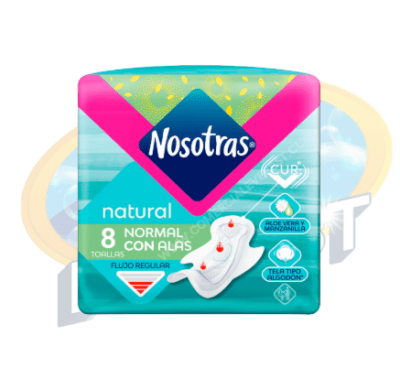 NOSOTRAS TOALLA HIGIÉNICA NORMAL CON ALAS 8 UN