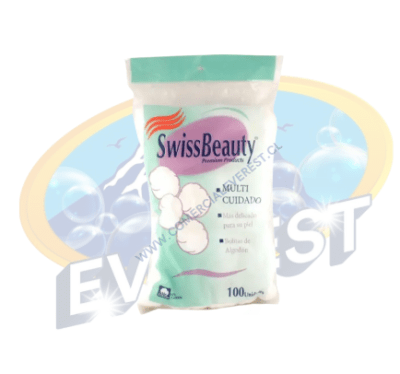 SWISS BEAUTY ALGODON BOLITAS 100 UN