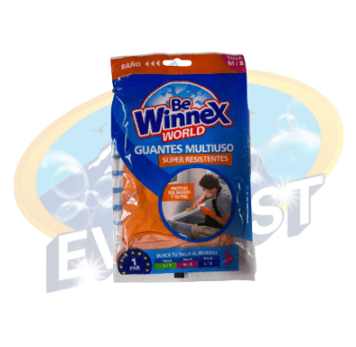 WINNEX GUANTES MULTIUSO NARANJO TALLA M